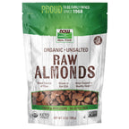 Buy now NOW Foods, Certified Organic Almonds, Raw and Unsalted, Good Source of Protein and Fiber, Grown in the USA, Certified Non-GMO, 12-Ounce (Packaging May Vary) at indiglob india