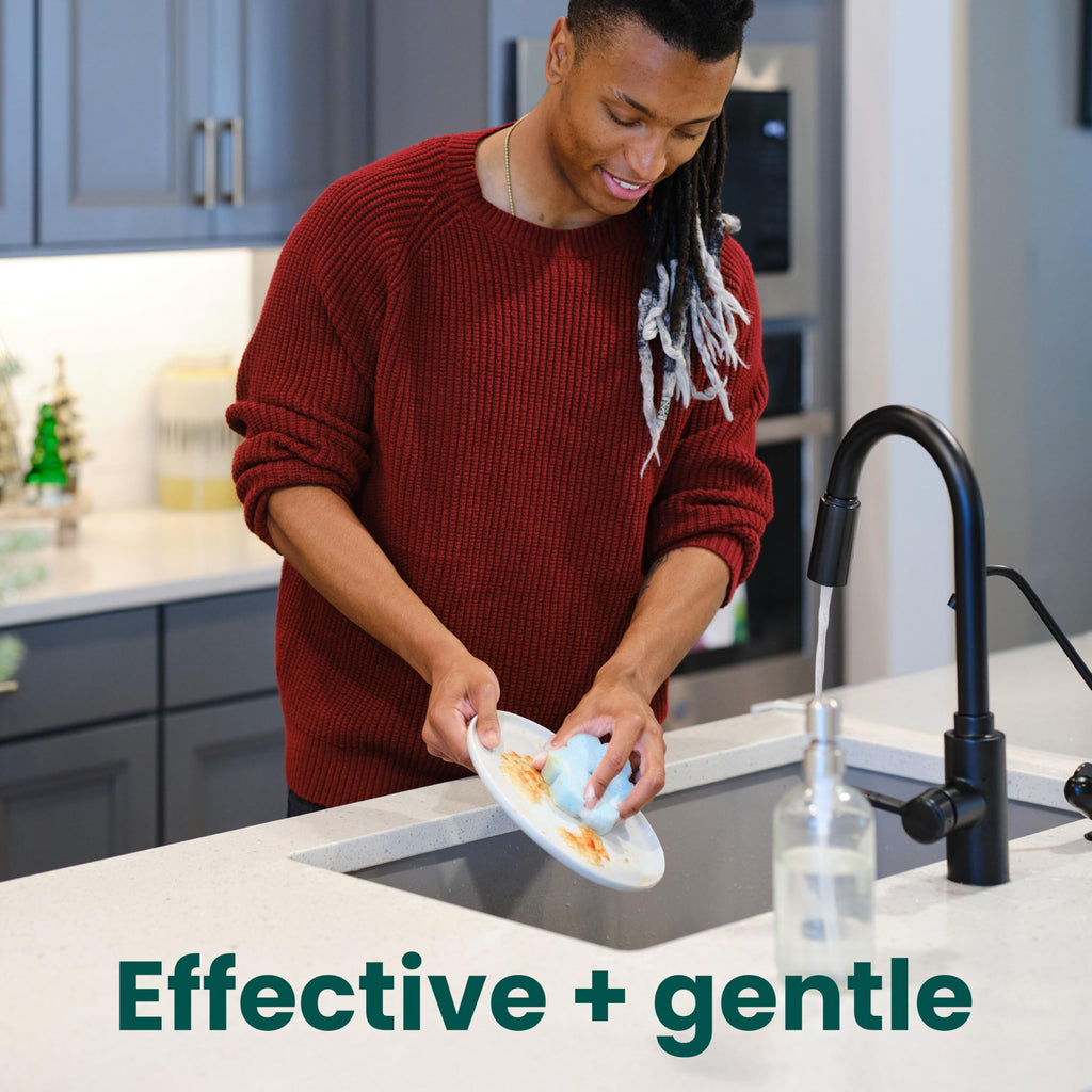 Scotch-Brite Snowflake Non Scratch Scrub Sponge for Cleaning, 1 Pack