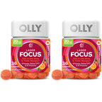 OLLY Laser Focus Gummy Supplement,* Ginseng Extract, Alpha GPC - 36 Count