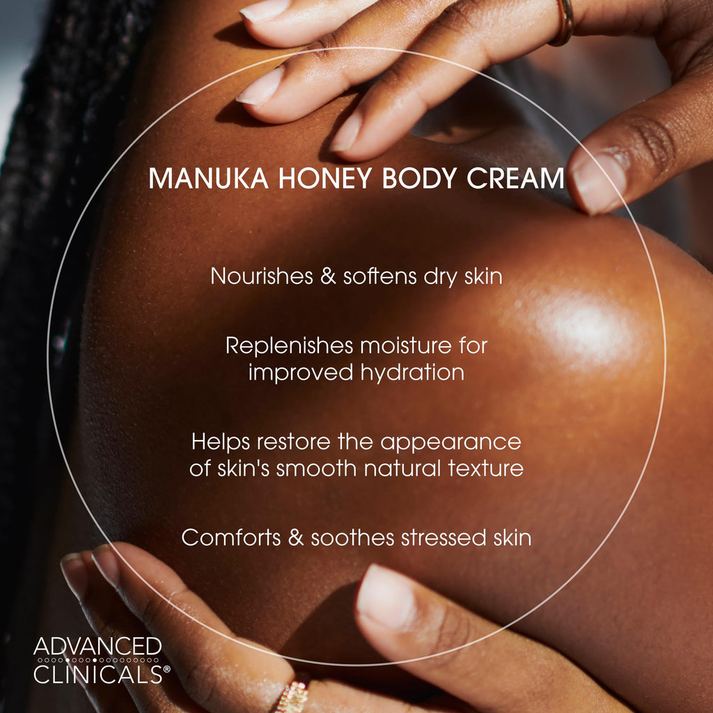Buy now Advanced Clinicals Manuka Honey Body Cream For Women & Men | Body Butter Lotion For Extremely Dry Skin | Collagen Cream | Skincare Moisturizer Hydrating Balm Improves Look Of Aging Skin, 16 Ounce at indiglob india
