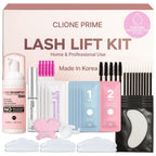 Korean Lash Lift Kit - 5 Sets At Home Eyelash Perm Kit with Upgraded Glue, Eyelash Lift, DIY Lash Perm Easy for Beginner & Professional, Semi Permanent Perming Wave Suitable For Salon & Home