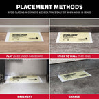 Catchmaster Gluee Louee XL Rat & Mouse Glue Traps 30 Pack, Bulk Heavy Duty
