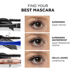 IT Cosmetics Superhero Elastic Stretch Volumizing + Lengthening Mascara | Lifting & Curling Mascara with Lash-Loving Biotin, Hydrolyzed Collagen + Peptides, Great for Sparse Short + Long Eyelashes