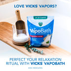 Buy now Vicks VapoBath, Bath Crystals, Soothing Non-Medicated Vicks Vapors, Refreshing Aromatherapy with Eucalyptus, Menthol, and Essential Oils, Bath Salts, 24oz at indiglob india