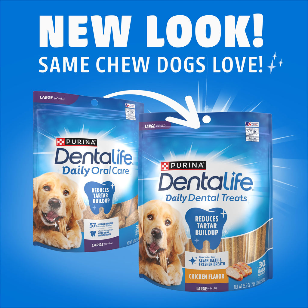 Dentalife Purina Daily Oral Care Dental Chews for Large Dogs - 90 ct.