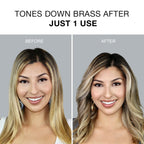 Clairol Professional Shimmer Lights Violet Toning Mask | Neutralizing Brassy Tones with Refreshing Blonde Hair Results