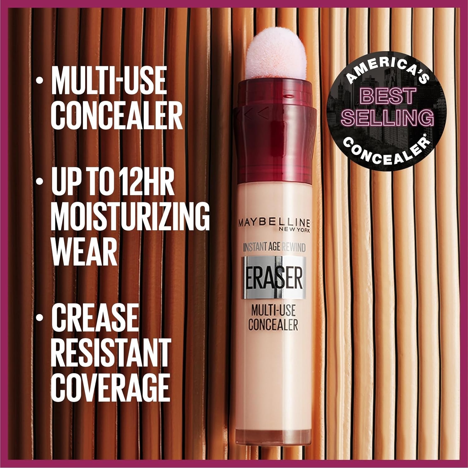 Buy now Maybelline Instant Age Rewind Eraser Dark Circles Treatment Multi-Use Concealer, 100, 1 Count (Packaging May Vary) at indiglob india