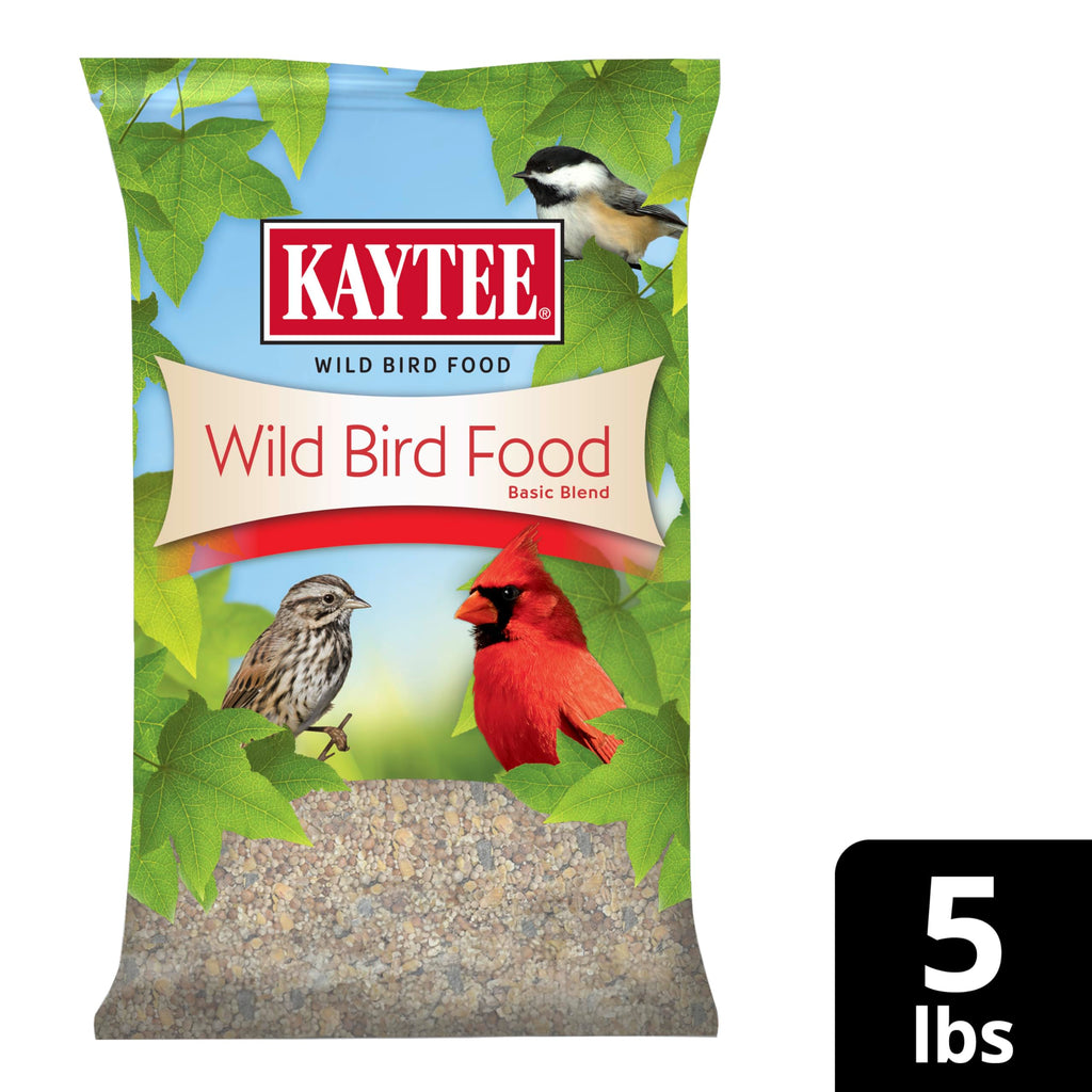 Kaytee Wild Bird Food Basic Seed Blend, 5 lb