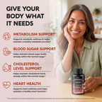 Berberine with Ceylon Cinnamon, Bitter Melon, Hawthorn & Turmeric - 60 Caps | 15in1 Supplement with ACV, Citrus Bergamot - Heart, Metabolism & Energy Support - for Men & Women - Vegan, 60-Day Supply