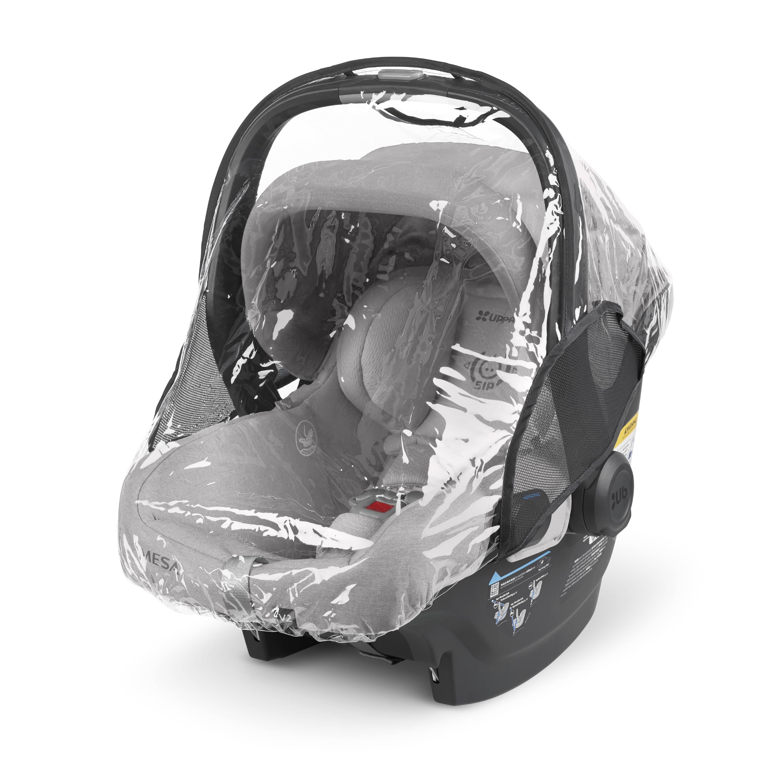 Buy now UPPAbaby Rain Shield for Mesa and Aria Infant Car Seat Carriers - Waterproof and Windproof Coverage - Ventilated Design - Quick Attachment at indiglob india