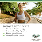 Liquid Chlorophyll Drops, Gut Health + Clear Skin, Peppermint Flavored, 2oz | Supports Digestion, Immunity, Detoxification + Clear Skin, Mulberry-Derived Chlorophyll, Mixes Clean, Nearly Tasteless, Vegan