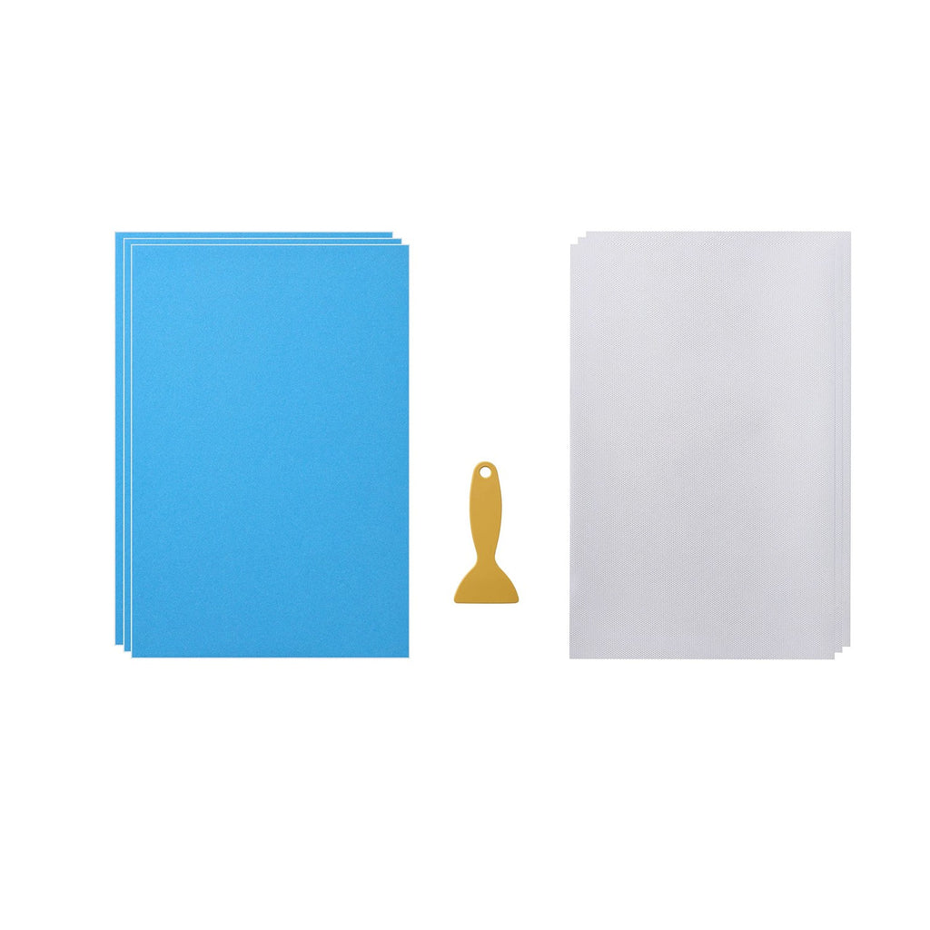 Magic Flock Plus Rhinestone Flock Template Stencil - 12"x8" 3 Sheets with Hotfix Rhinestone Tape
