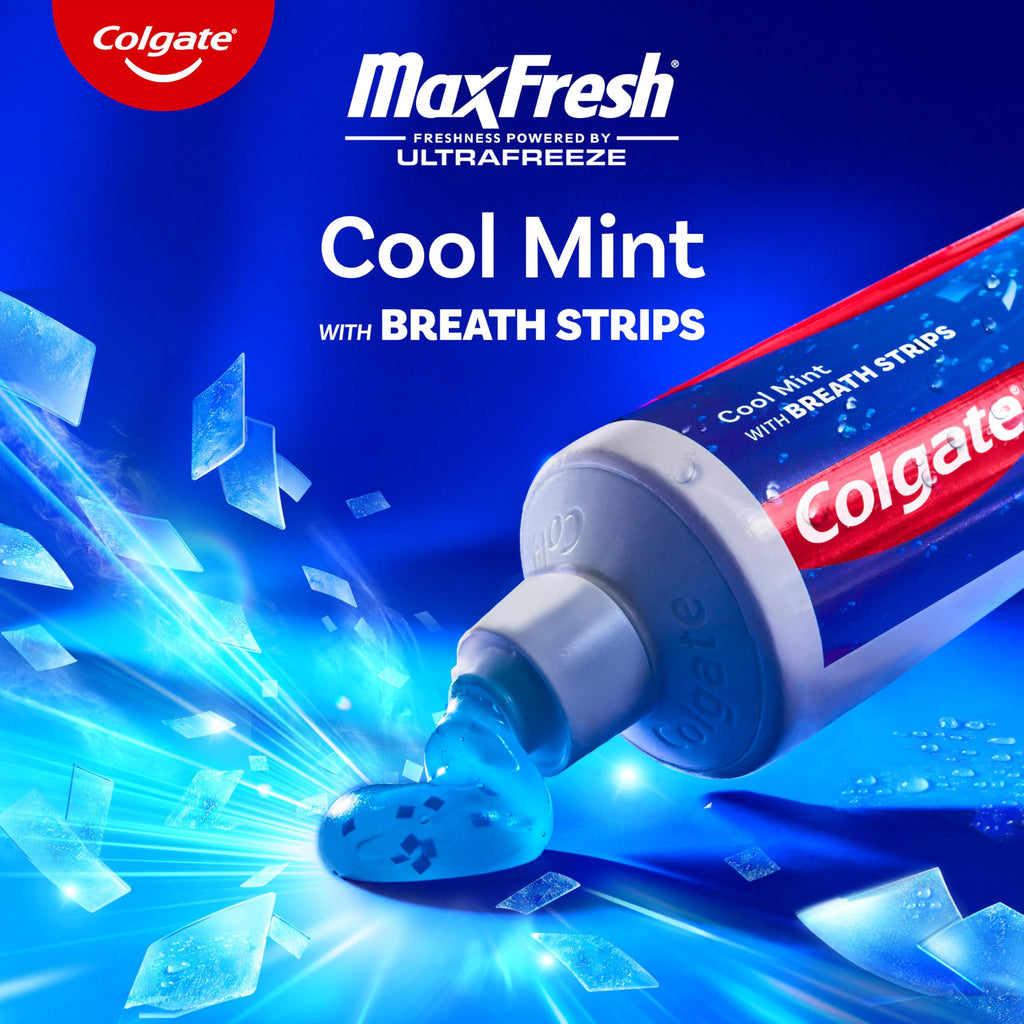 Colgate MaxFresh Fluoride Toothpaste, Travel Size, Mint, Bulk 24 Pack, 1 oz