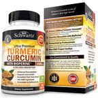 Turmeric Curcumin with Black Pepper Extract 1500mg - Turmeric Supplement | High Absorption Ultra Potent Tumeric Capsules with 95% Curcuminoids and BioPerine for Joint Support - Non-GMO, 90 Capsules