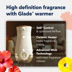 Glade PlugIns Refills Air Freshener, Scented and Essential Oils for Home and Bathroom, Hawaiian Breeze, 1.34 Fl Oz, 2 Count