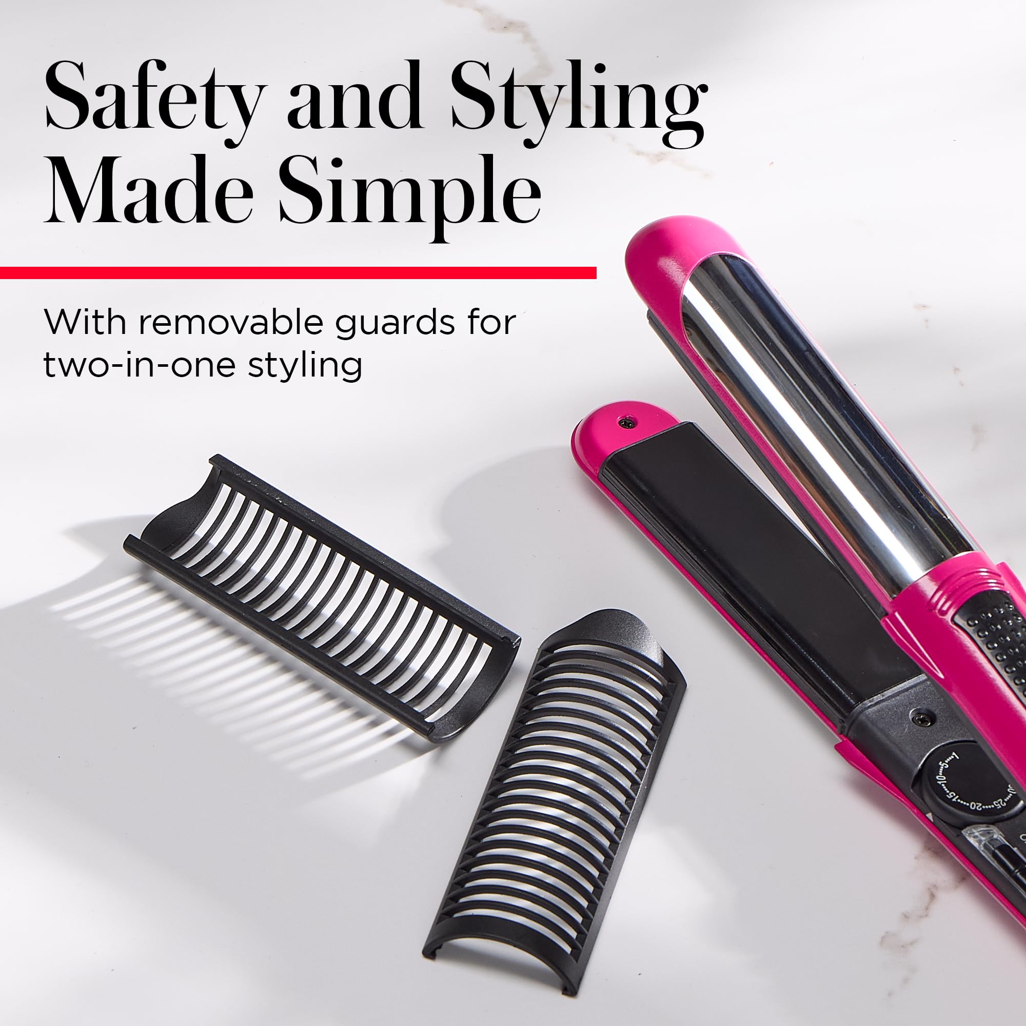 Buy now REVLON Perfect Match Flat Iron - 2-in-1 Hair Straightener and Curling Iron, Triple Oil-Infused Helps Reduce Heat Damage & Restore Hair's Natural Moisture & Shine at indiglob india