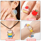 WoBiogHo 161 Pcs Shrink Plastic Keychain Making Kit with 30 Sheets