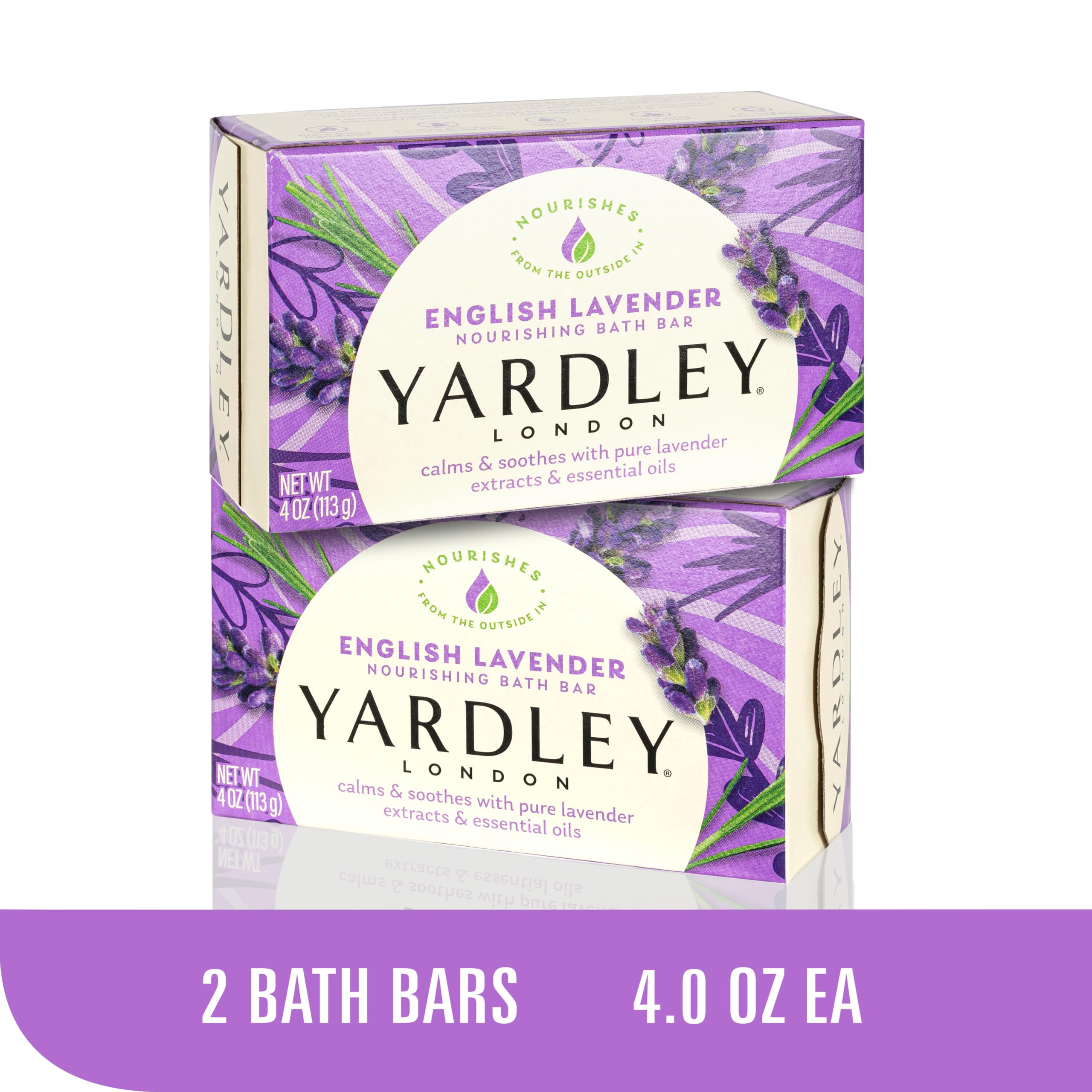 Buy now Yardley London Bath Soap Bars and Body Soap Bars Bundle - 10 Pack: English Lavender, Oatmeal & Almond, Aloe & Avocado, Cocoa Butter, Lemon Verbena 4.0 oz (Pack of 10, Two Each) at indiglob india