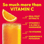 Emergen-C 1000mg Vitamin C Immune Support Powder, Super Orange, 10 ct | B Vitamins for Energy, Zinc and Manganese, Electrolytes, Natural Flavor, Caffeine Free, Portable