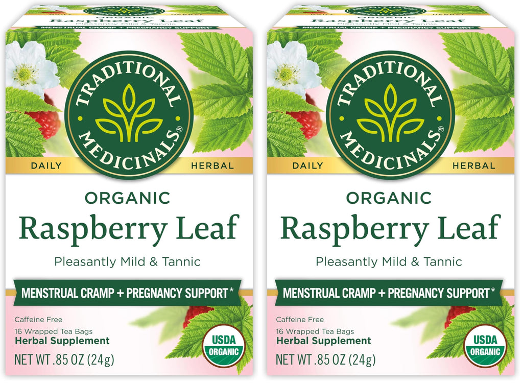 Buy now Traditional Medicinals Organic Raspberry Leaf Herbal Tea, Eases Menstrual Cramps & Supports Healthy Pregnancy, (Pack of 1) - 16 Tea Bags at indiglob india