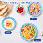 MUCHII 10 oz Paper Bowls, 300 Count Printed Disposable Small Bowls Bulk