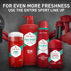 Old Spice Aluminum Free Deodorant For Men, High Endurance, 24/7 Sweat Defense & Odor Protection to Eliminate Odors, 24/7 Freshness & Lasting Scent, Sport Scent, 3.0 oz (Pack of 3)