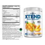 Xtend Sport BCAA Powder for Recovery, Mango, 30 Servings | Mango flavor with 5g BCAAs & electrolytes for muscle recovery, hydration and daily performance.