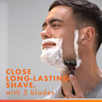 Gillette Fusion5 Razor for Men, Handle + 1 Razor Blade Refill
