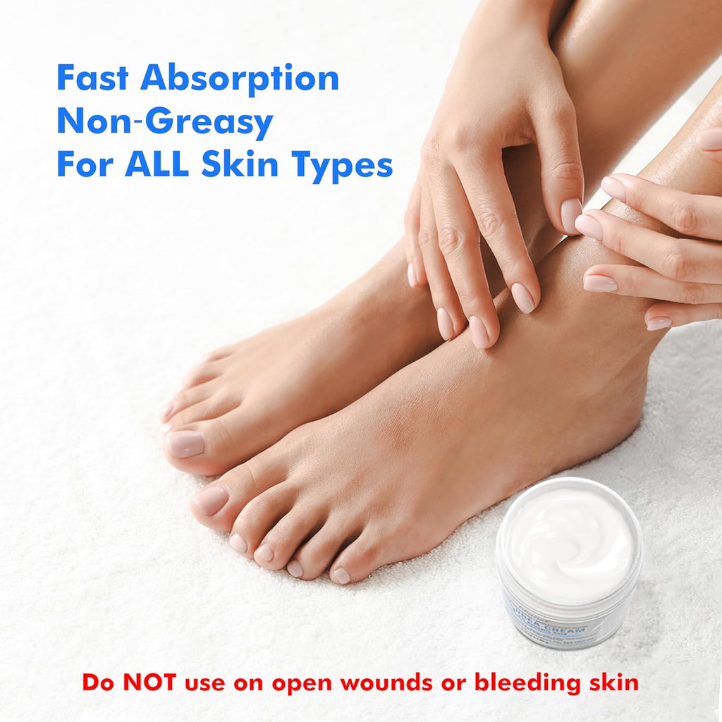 Buy now Ebanel Urea Cream 40% plus Salicylic Acid 2%, Foot Cream for Dry Cracked Heels Feet Knees Elbows Hands, Foot Dead Skin Cuticle Callus Remover Toenail Softener, Keratolytic Skin Barrier Repair at indiglob india