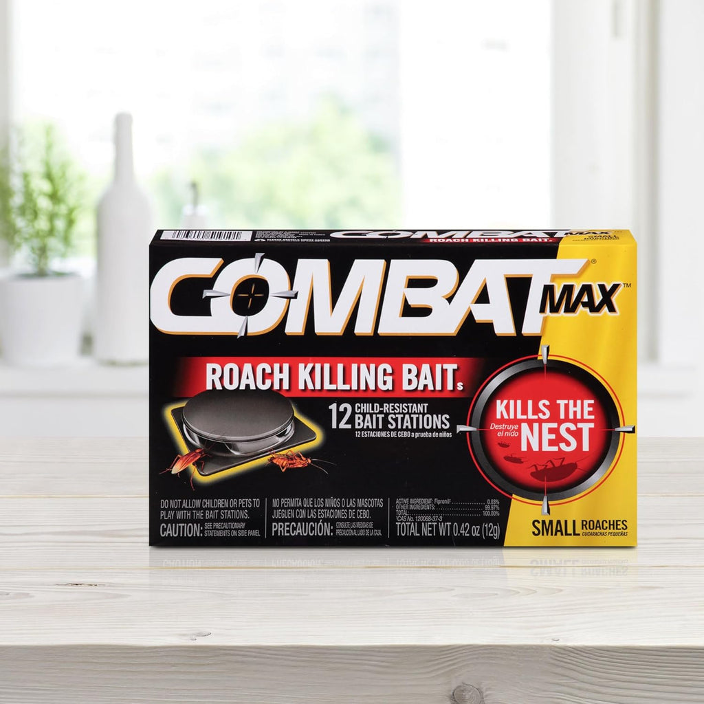 Buy now Combat Max Defense System Brand, Small Roach Killing Bait and Gel, 12 Count at indiglob india