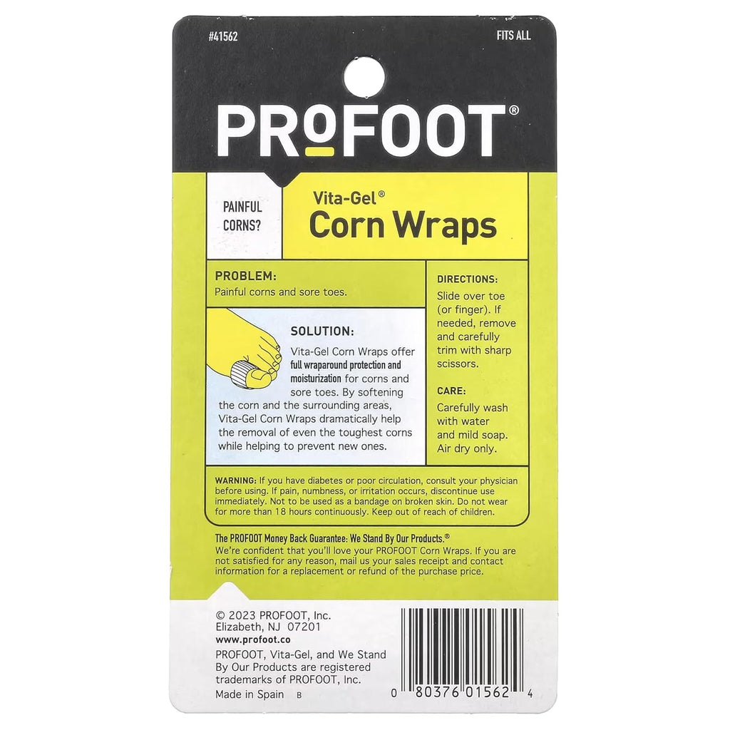 Buy now ProFoot Vita-Gel Corn Wraps 3 Each at indiglob india