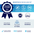 BIOTICS RESEARCH Dysbiocide Synergistic Botanical Blend Gut Health 120 Caps