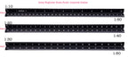 12 Inch Engineer Scale Ruler, Engineering Scale with Anodized Solid Aluminum Core, Laser Etched Scales, Imperial Scale - 1:10, 1:20, 1:30, 1:40, 1:50, 1:60, 12" Drafting Measuring Ruler
