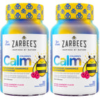 Zarbee's Kids Calm Gummies with Magnesium, Raspberry, 30 ct | For Kids Ages 5+ Years, Melatonin-Free, Support for a Calm Mind & Body, Chamomile & Vitamin B6
