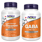NOW Foods Supplements, L-Theanine 200 mg with Inositol, Stress Management*, 60 Veg Capsules