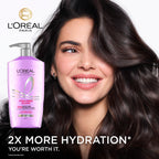 L'Oreal Paris Elvive Hyaluron Plump Hydrating Conditioner for Dehydrated, Dry Hair Infused with Hyaluronic Acid Care Complex, Paraben-Free, 26.5 Fl Oz