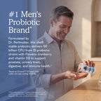 Garden of Life Dr. Formulated Probiotics Prostate+ - Acidophilus and Probiotic Supports Healthy Prostate and Digestive Balance - Shelf Stable - Gluten, Dairy, and Soy-Free - 60 Vegetarian Capsules