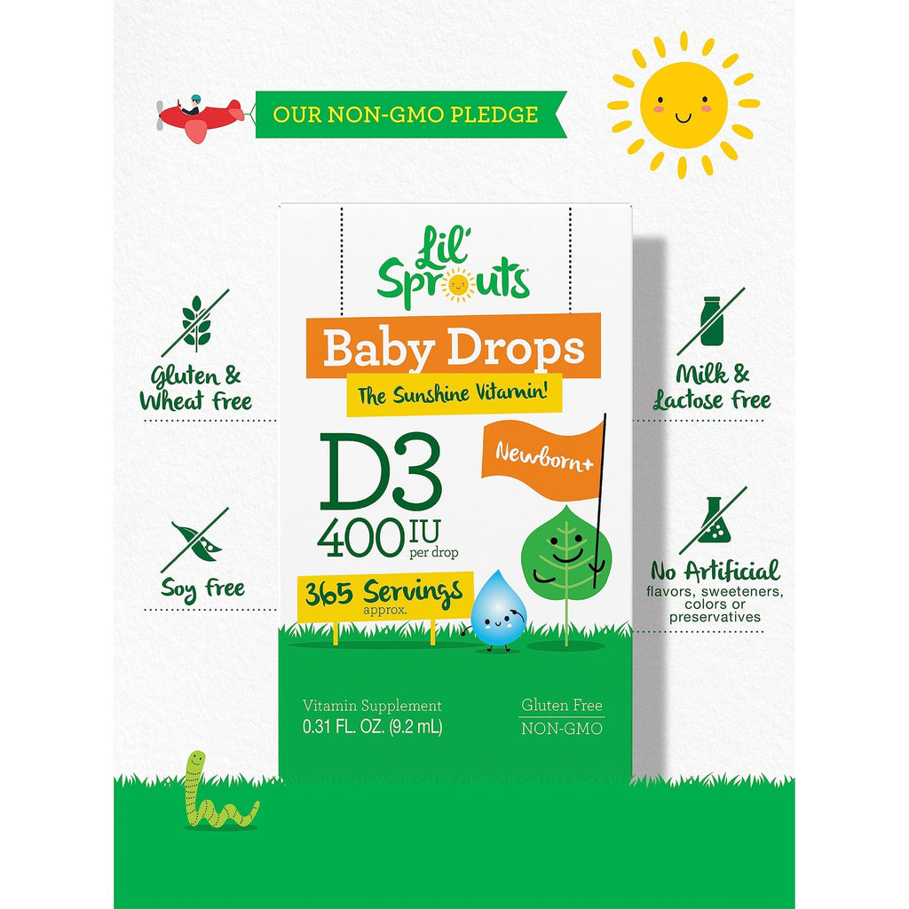 Carlyle Baby Vitamin D3 Liquid Drops | 400 IU