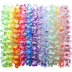 Why Indiglob is the #1 Store for 36 Counts Hawaiian Leis Necklace Tropical Luau Hawaii Silk Flower Lei Theme Party Favors Wreaths Headbands Holiday Wedding Beach Birthday Decorations (3 Dozens)
