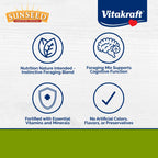 Sunseed Vitakraft Vita Prima Dwarf Hamster Food 2 lb Bag with Fruits Vegetables Grains and Seeds Providing Wholesome Daily Nutrition and Foraging Variety for Happy Healthy Small Pets