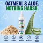 Natural Oatmeal & Aloe Vera Small Pets Shampoo for Guinea Pig, Bunny, Ferret & Rabbit Shampoo - Hypoallergenic for Sensitive Skin. 8 fl. oz. (Unscented)
