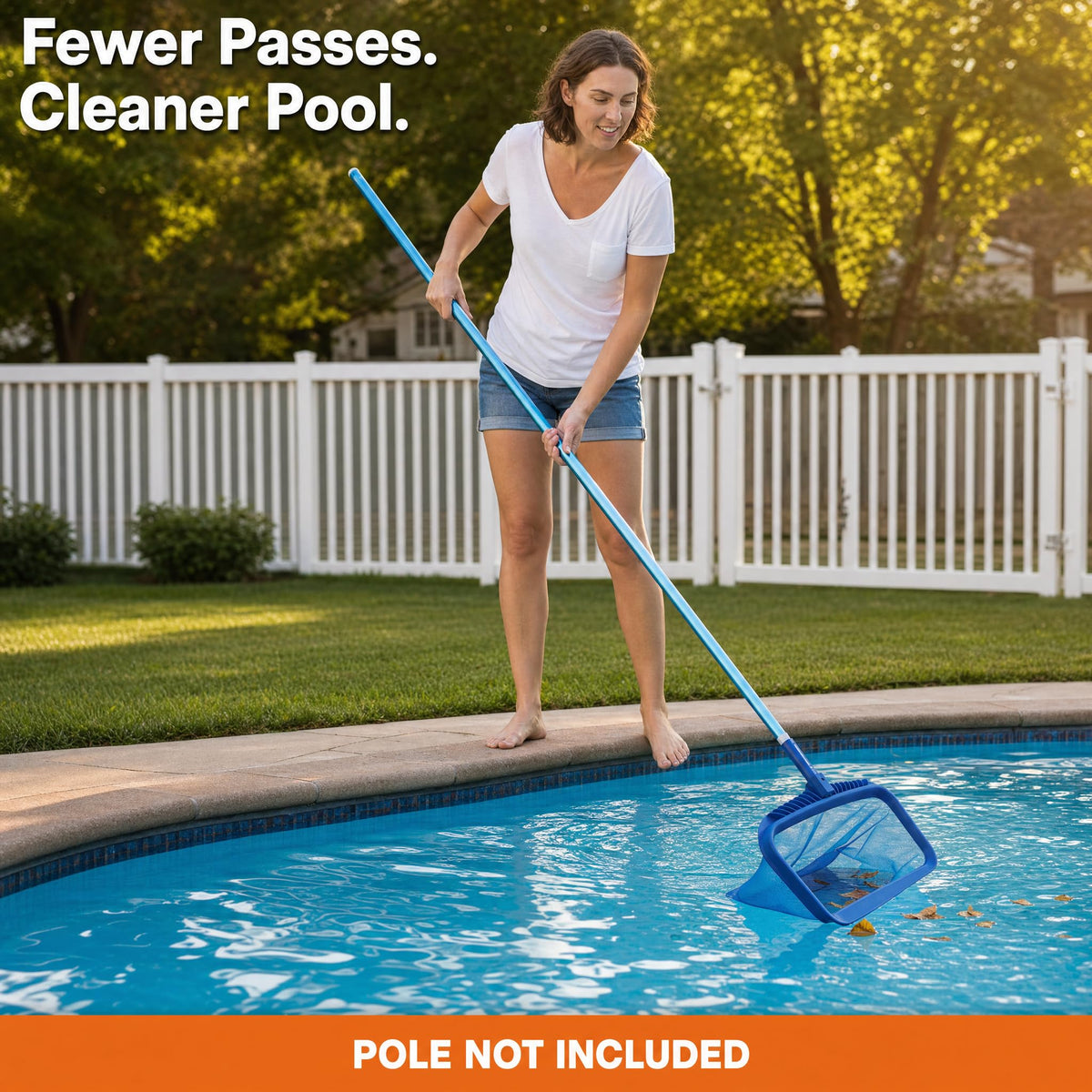 STARGOODS 20" Pool Skimmer Net, Blue