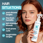 Pacifica Coconut Milk Hair Detangler Spray – Leave-In Conditioning Elixir for Tangle-Free Hair – Instantly Detangles Knots, Adds Shine & Moisture, Prevents Breakage & Frizz – Vegan & Cruelty-Free | Vegan