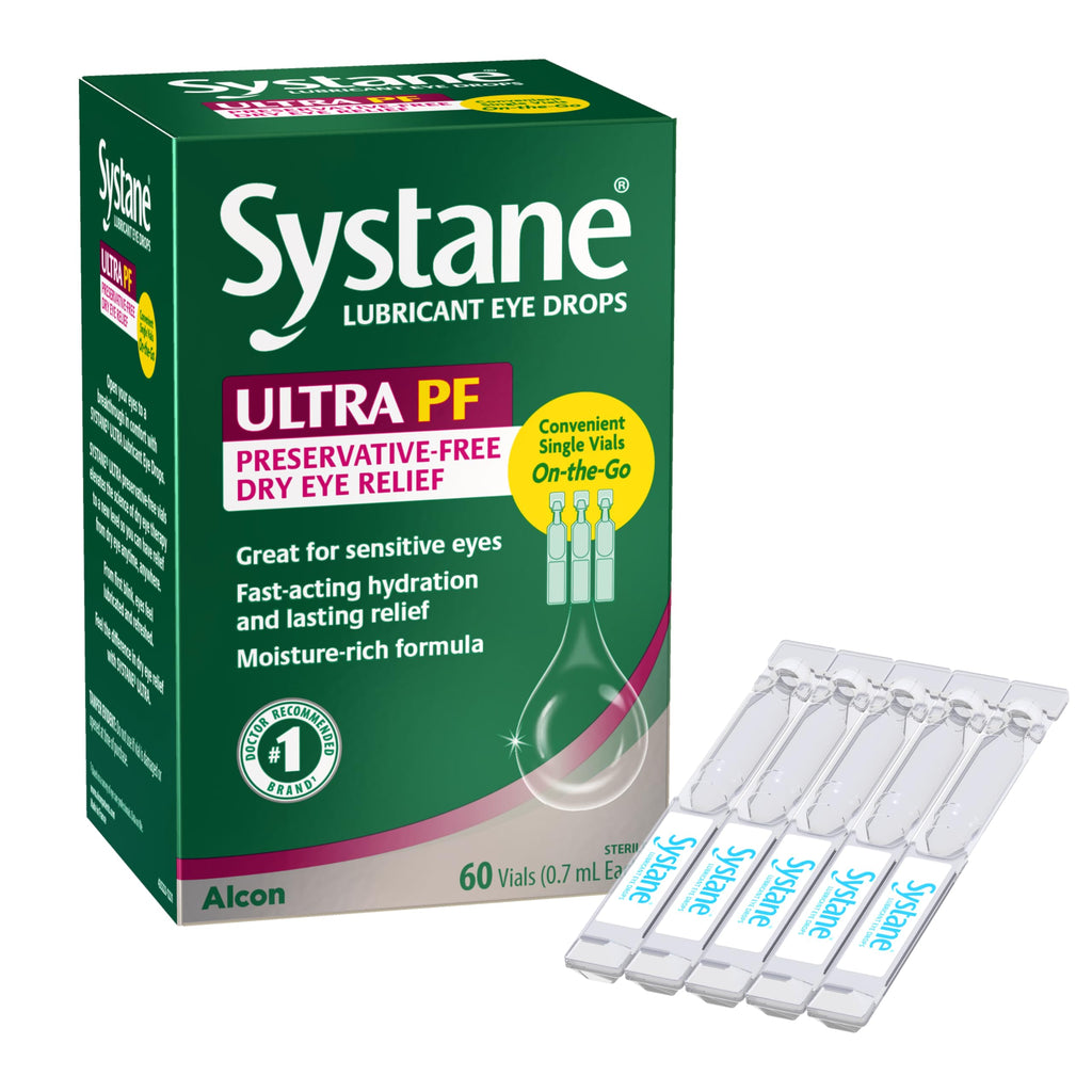 Buy now Systane Ultra Lubricant Eye Drops, 60 Count (Pack of 1), (Packaging may vary) at indiglob india