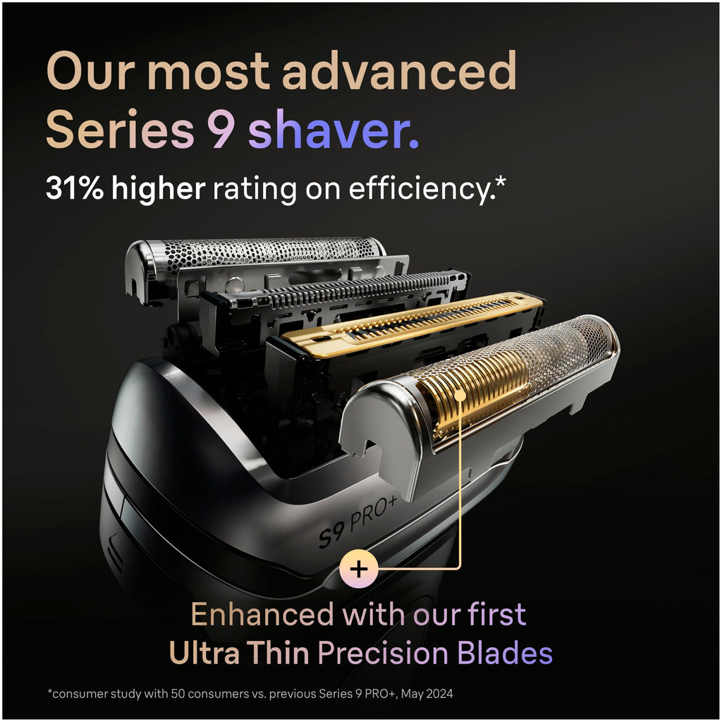 Series 9 Men's Electric Shaver Head Original Replacement Blade, Silver 94M