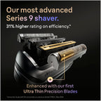 Series 9 Men's Electric Shaver Head Original Replacement Blade, Silver 94M