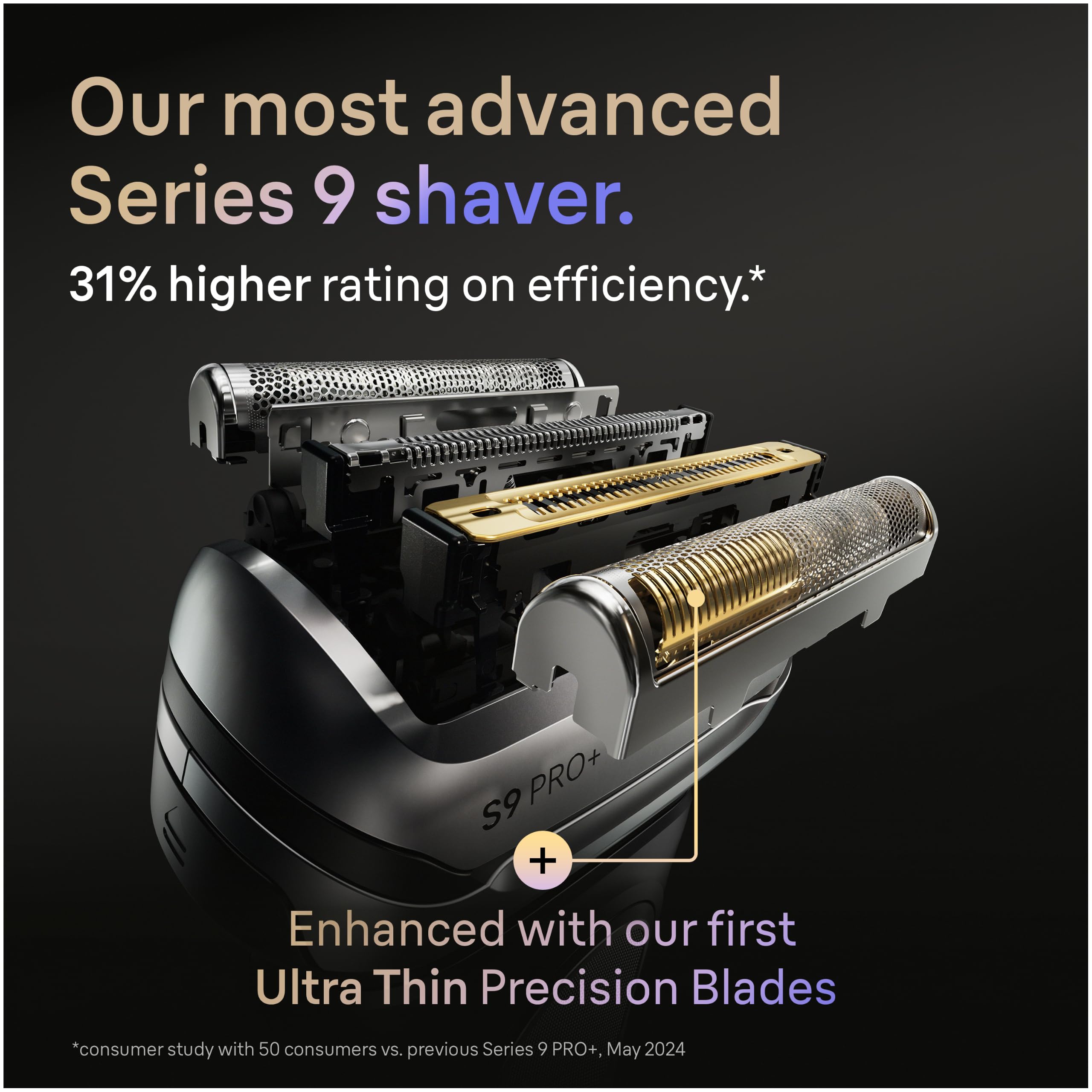 Series 9 Men's Electric Shaver Head Original Replacement Blade, Silver 94M