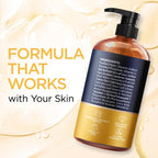 Vitamin C Serum for Face with Stem Cells & Hyaluronic Acid 8 Oz | Anti-Aging, Brightening, Hydrating Face Serum for All Skin Types, Cruelty Free, Made in USA, with Aloe Vera & Vitamin E