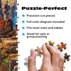 Buy now Buffalo Games - Rocky Cliff Lighthouse - Dominic Davison - 300 Piece Jigsaw Puzzle for Adults, Large Oversized Pieces, Scenic Coastal Puzzle, Challenging and Relaxing, Finished Size 21.25 x 15.00 at indiglob india