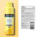Neutrogena Beach Defense Sunscreen Spray, SPF 70, 6.5 oz | Face & Body, Broad Spectrum for UVA/UVB Protection, Lightweight Sunscreen, Water-Resistant up to 80 Minutes, Beach-Strength